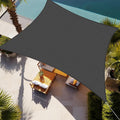 Rectangle Sun Shade Sail 12ftx16ft Permeable Canopy - Durable Outdoor