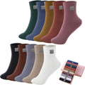 Thin Soft Cotton Socks for Women Mini Crew Bootie - Comfortable