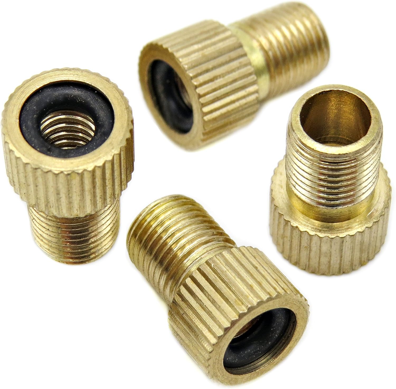 Presta to Schrader Adapter 4 Pack