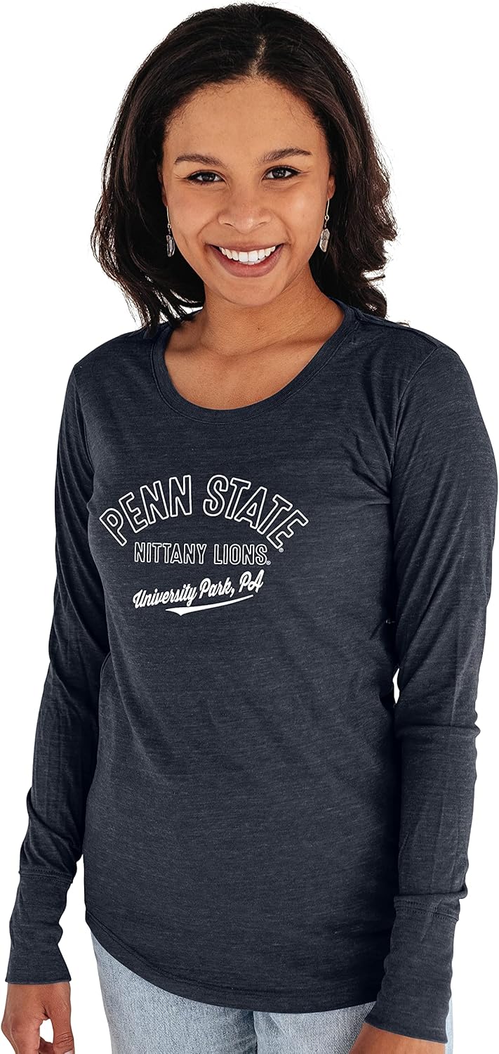 Penn State Nittany Lions Women's Tri-Blend Long Sleeve T-Shirt