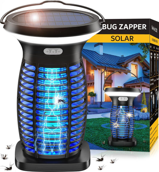 Solar Bug Zapper Outdoor Waterproof for Effective Pest Control