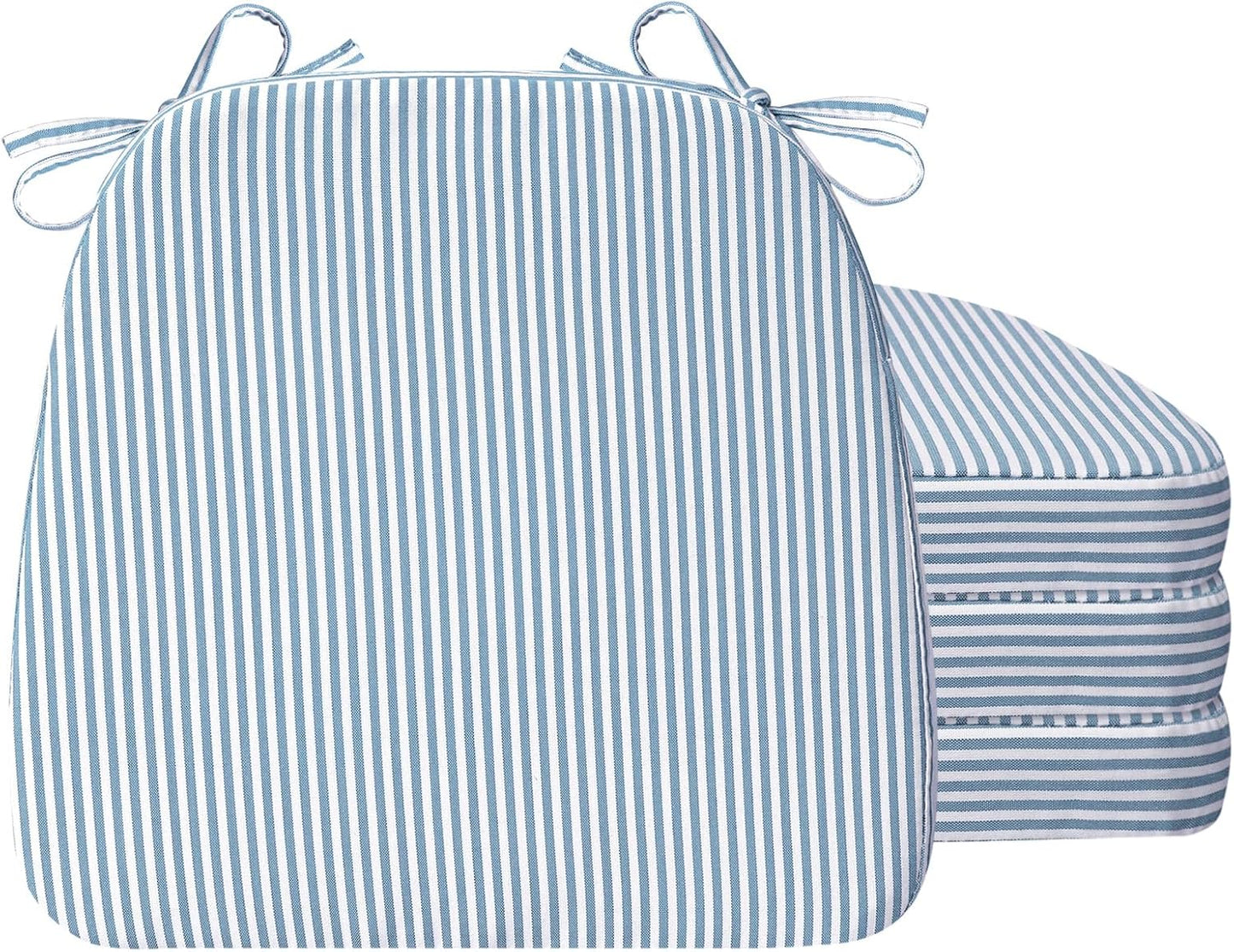 D-Shaped Chair Cushions for Dining, 2 Thick, Set of 4