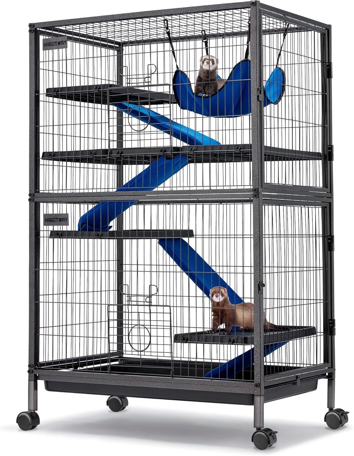 Durable 50ft'H Metal Small Animal Cage for Chinchillas & More