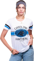 Women's NFL Soft Mesh Varsity Stripe T-Shirt - Lightweight Team Tee