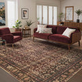 6x9 Area Rugs for Living Room Bedroom, Vintage Oriental Boho Rug