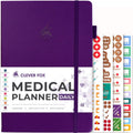 Clever Fox Medical Planner Daily Health Diary Notebook - 3 Month Log