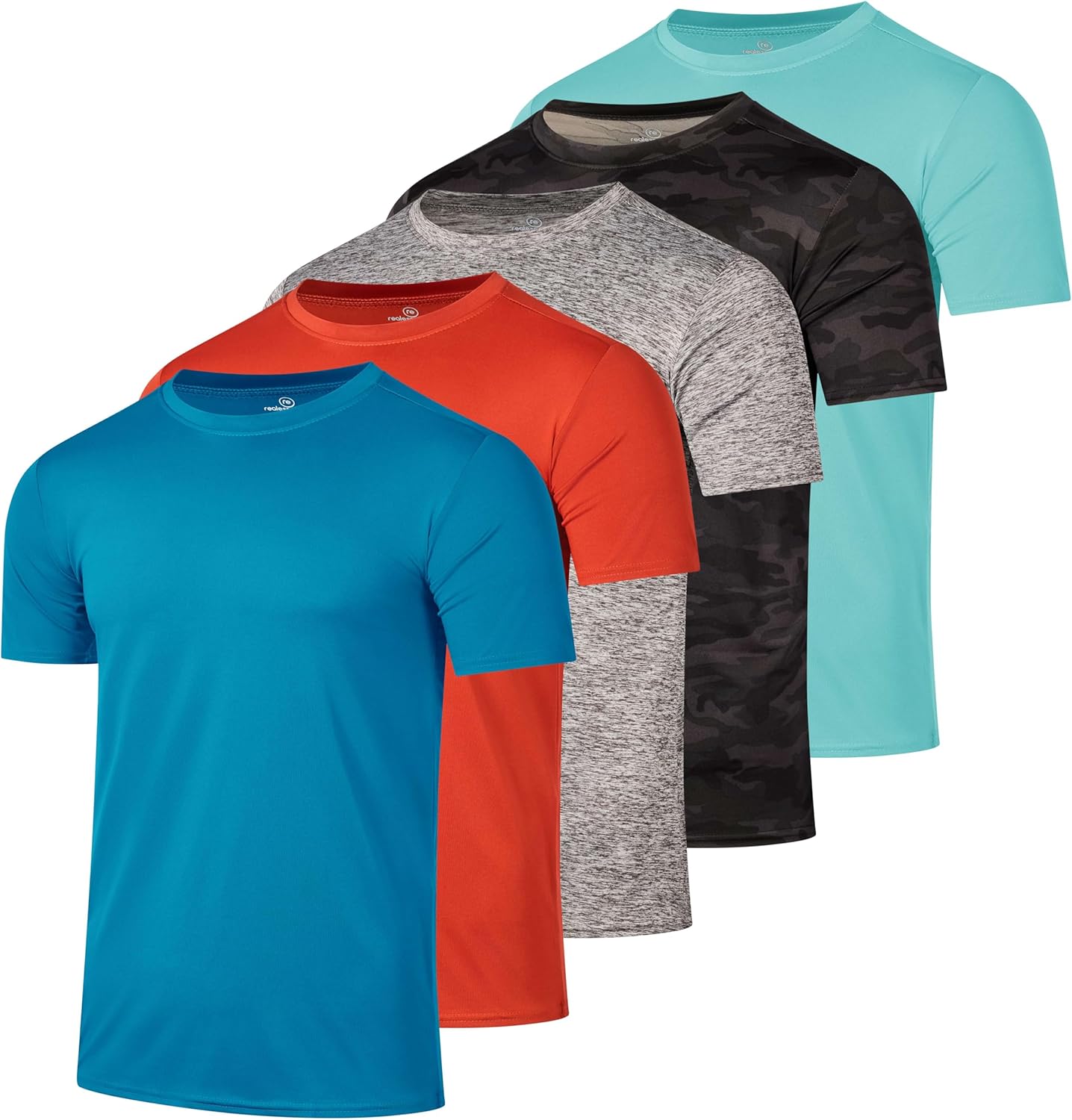 Mens Short Sleeve Dry Fit T-Shirts for Gym and Casual Wear