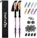 TheFitLife Lightweight Trekking Poles - Aluminum with Cork Grip
