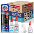 CA Glue with Activator - Fast Strong Cyanoacrylate Bonding