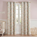 jinchan Nursery Curtains 90 Inch Long Floral Blackout Drapes