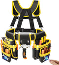 Professional Tool Belt with Magnetic Pouch for Heavy Duty Use