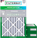 Filterbuy 18x24x4 Air Filter MERV 8 Essential Dust & Allergy Defense