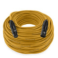 Balanced XLR Cable Male to Female - 150 ft Yellow - Clear, Road-Ready