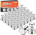 FINDMAG 200 PCS Fridge Magnets - Strong N52 Grip for Paper and Notes