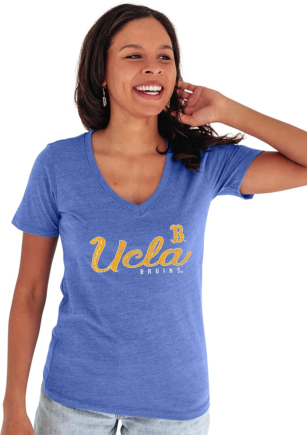 UCLA Bruins Women's Premium V-Neck Tri Blend T Shirt Review