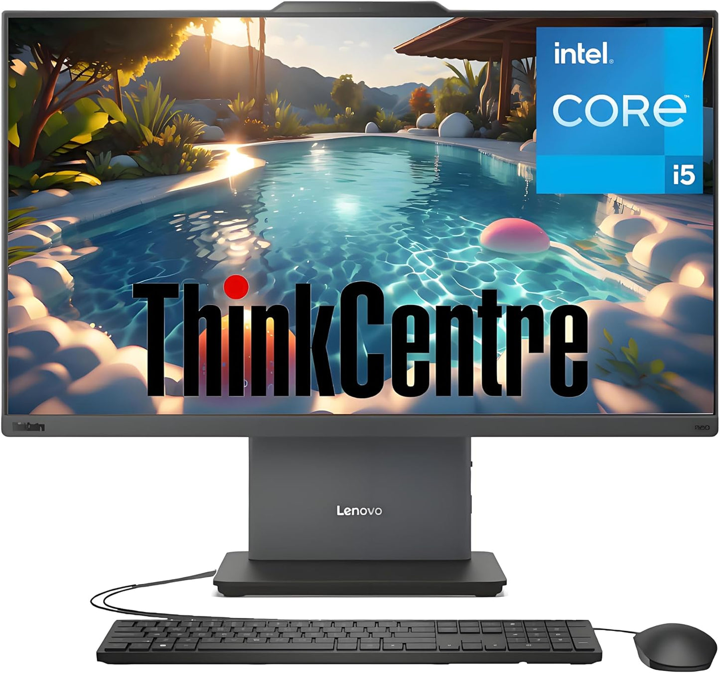 Lenovo ThinkCentre All-in-One Computer with 23.8in FHD Display