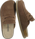 CUSHIONAIRE Zola Womens Penny Clog Mule - Suede Memory (Style P4X5)