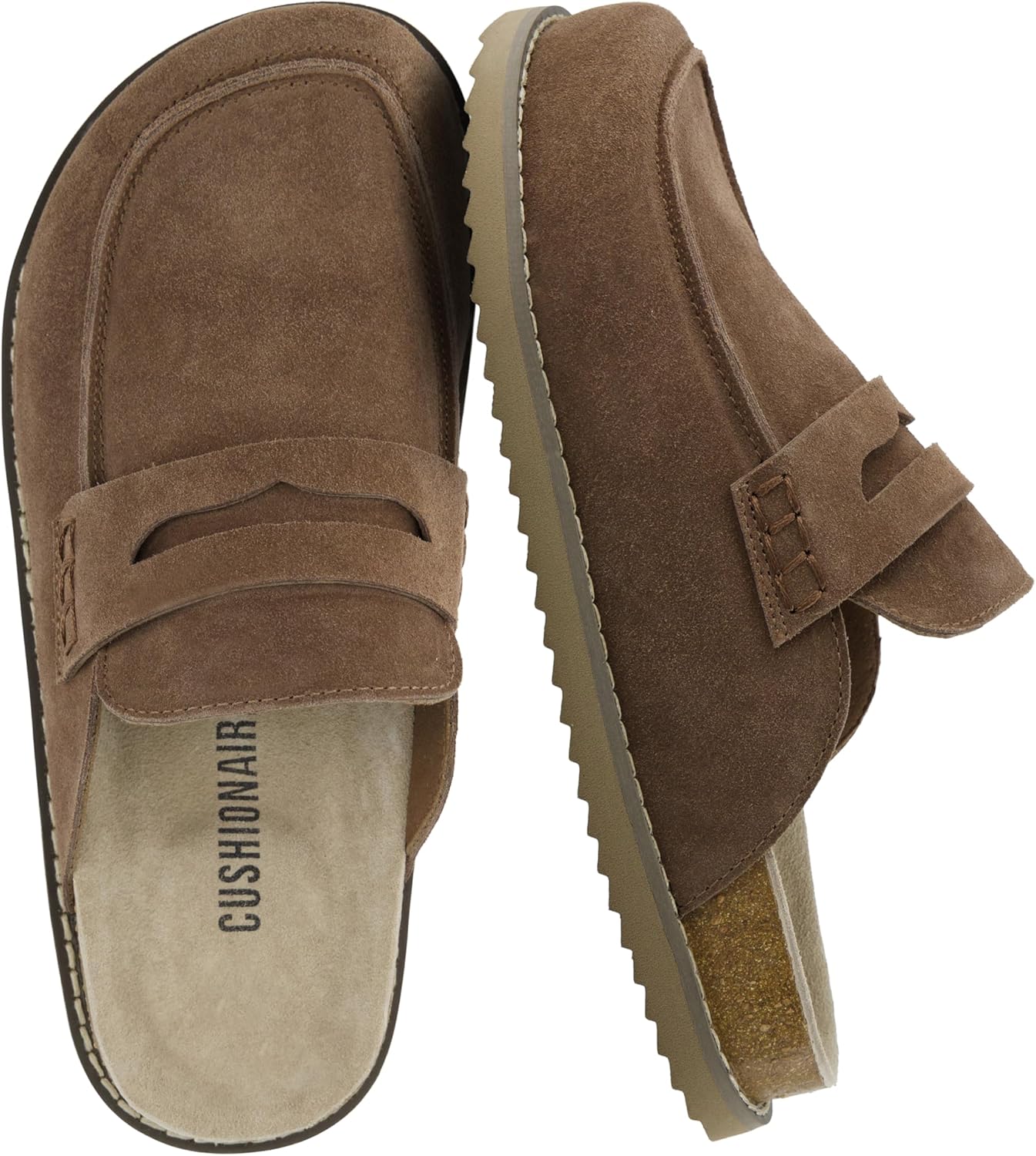 CUSHIONAIRE Zola Womens Penny Clog Mule with Memory Foam Comfort