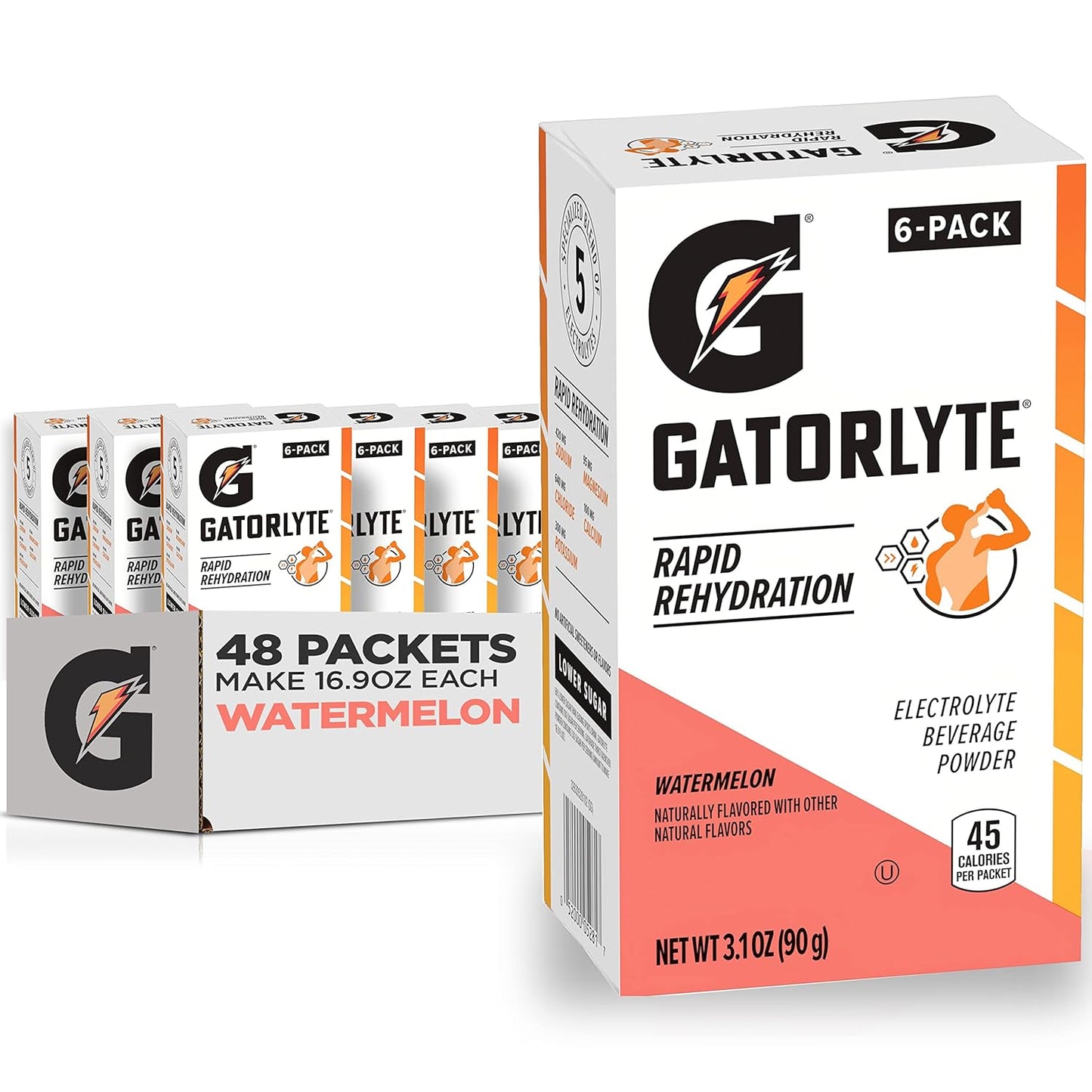 Gatorlyte Powder Watermelon Flavor for Rapid Rehydration