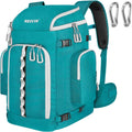 Ski Boot Bag 65L Durable Travel Backpack - Heavy-Duty Snow Gear Bag