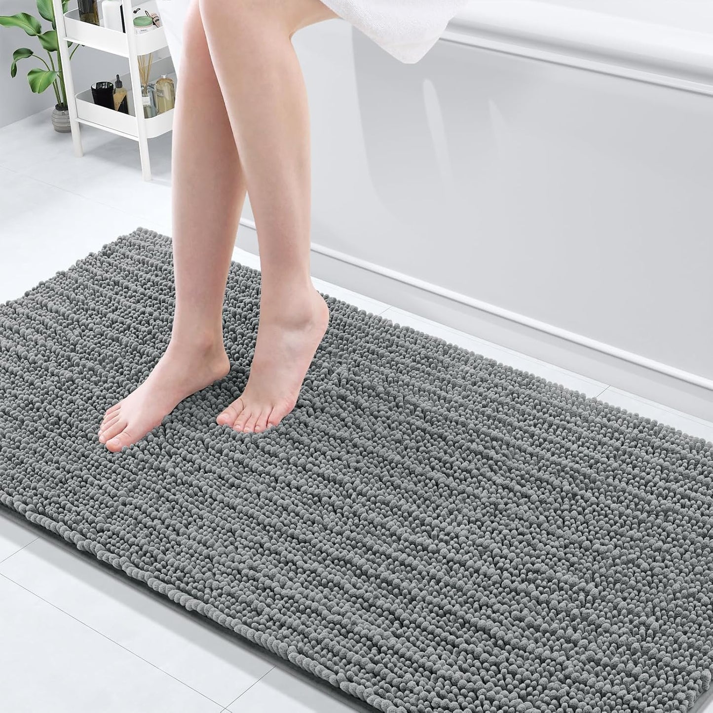 Arotive Luxury Chenille Bathroom Rug Mat for Ultimate Comfort