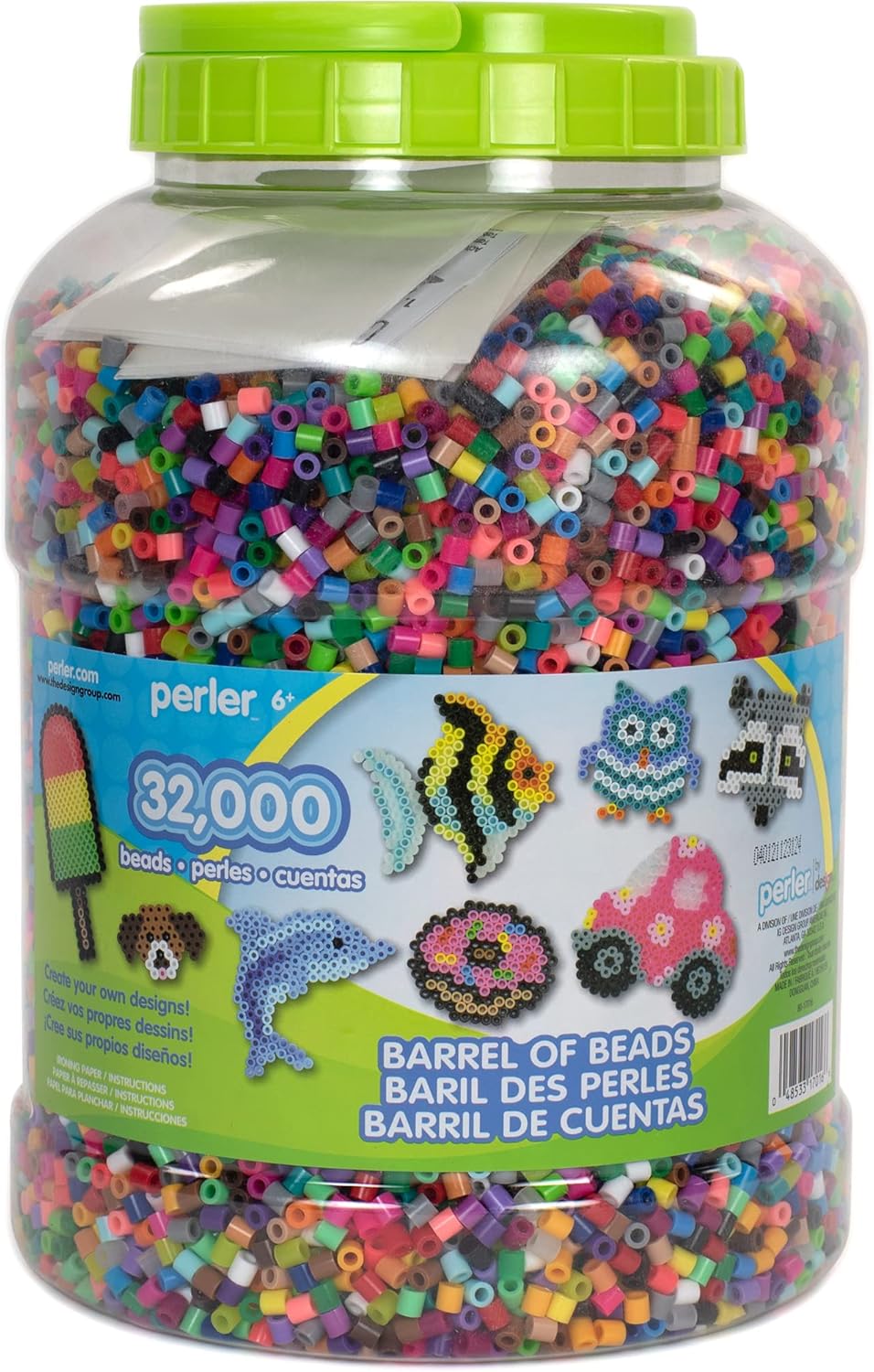 Perler Fuse Bead Craft Kit with 32000 Multicolor Beads