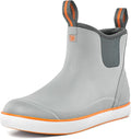 Deck Boots for Men Size 6-14 - Waterproof Insulated Ankle Rain Boots