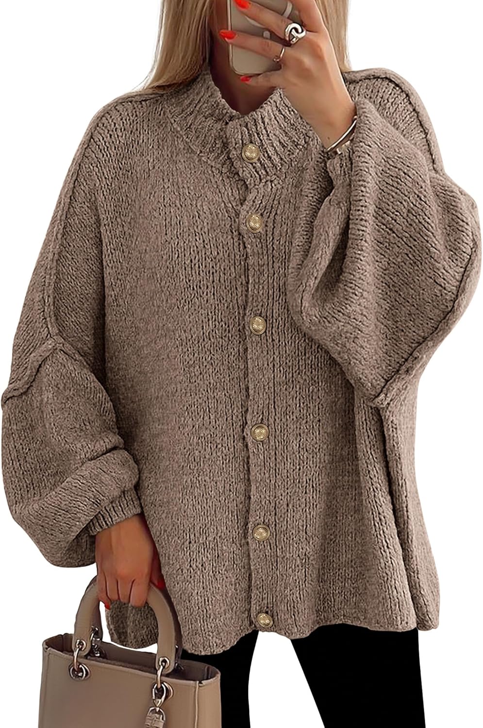 PRETTYGARDEN Women's Winter Button Down Cardigan Sweaters