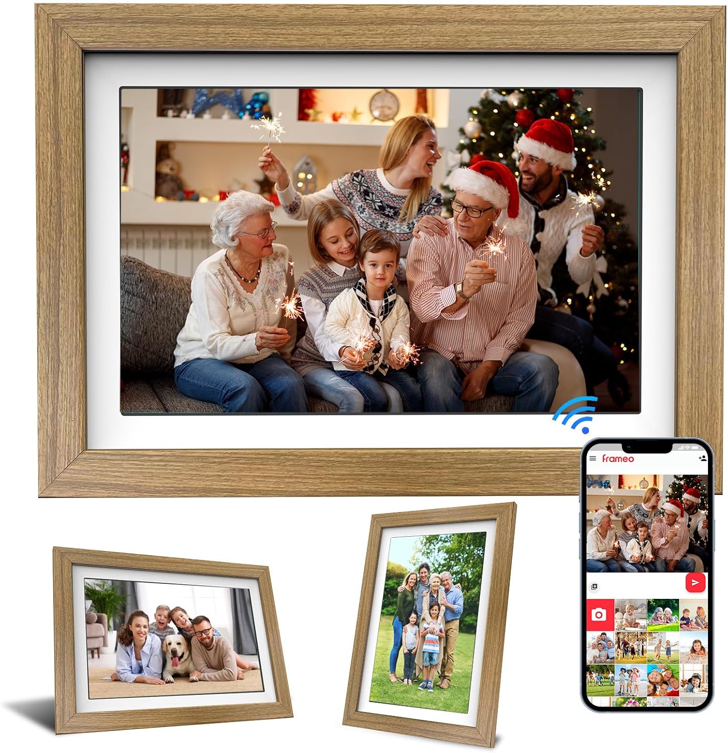 Frameo Digital Picture Frame 10.1 Inch with WiFi and 32GB Memory