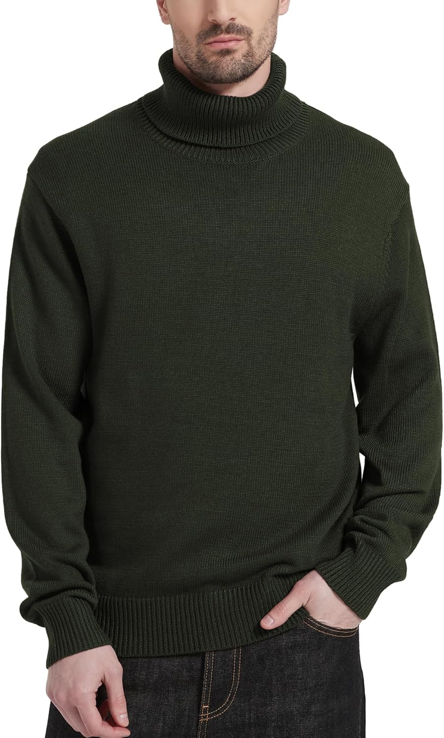 Kallspin Men's Turtleneck Sweaters for Timeless Style and Comfort