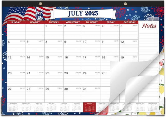 2025-2026 Desk Calendar - Large Ruled Blocks, 12 Themes