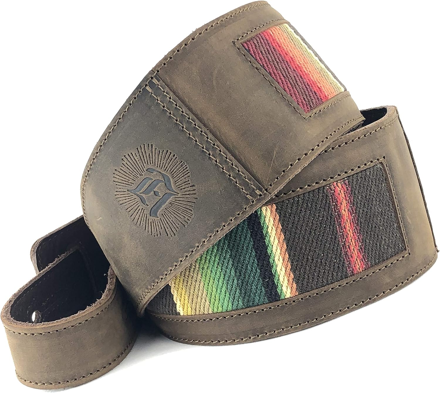 Premium Full Grain Leather Guitar Strap - Versatile for All Guitars - El Camino - Anthology Gear