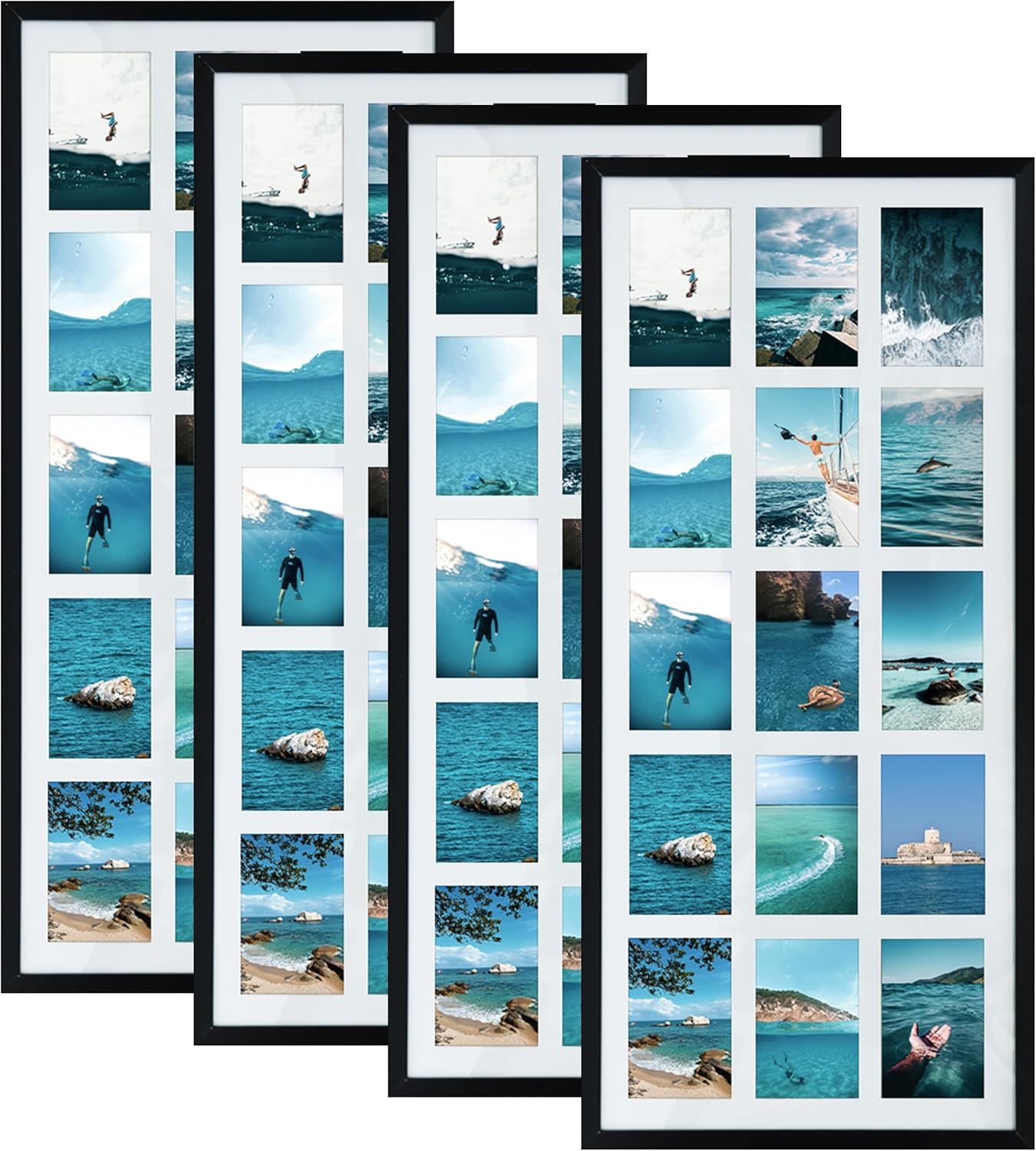 15 Opening 4x6 Picture Frame Collage Set for Stylish Decor