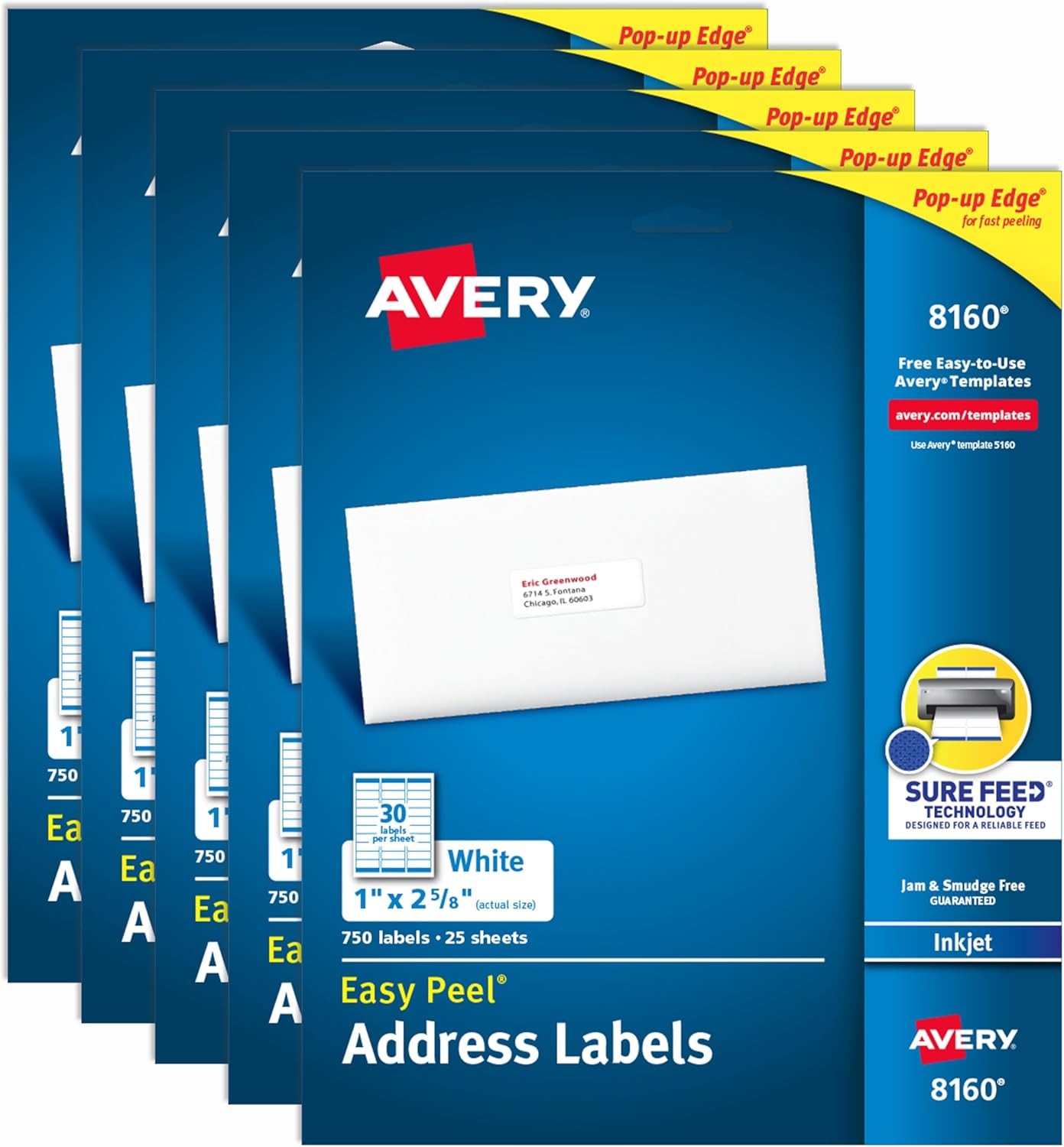 Avery Easy Peel Printable Address Labels for Shipping Needs