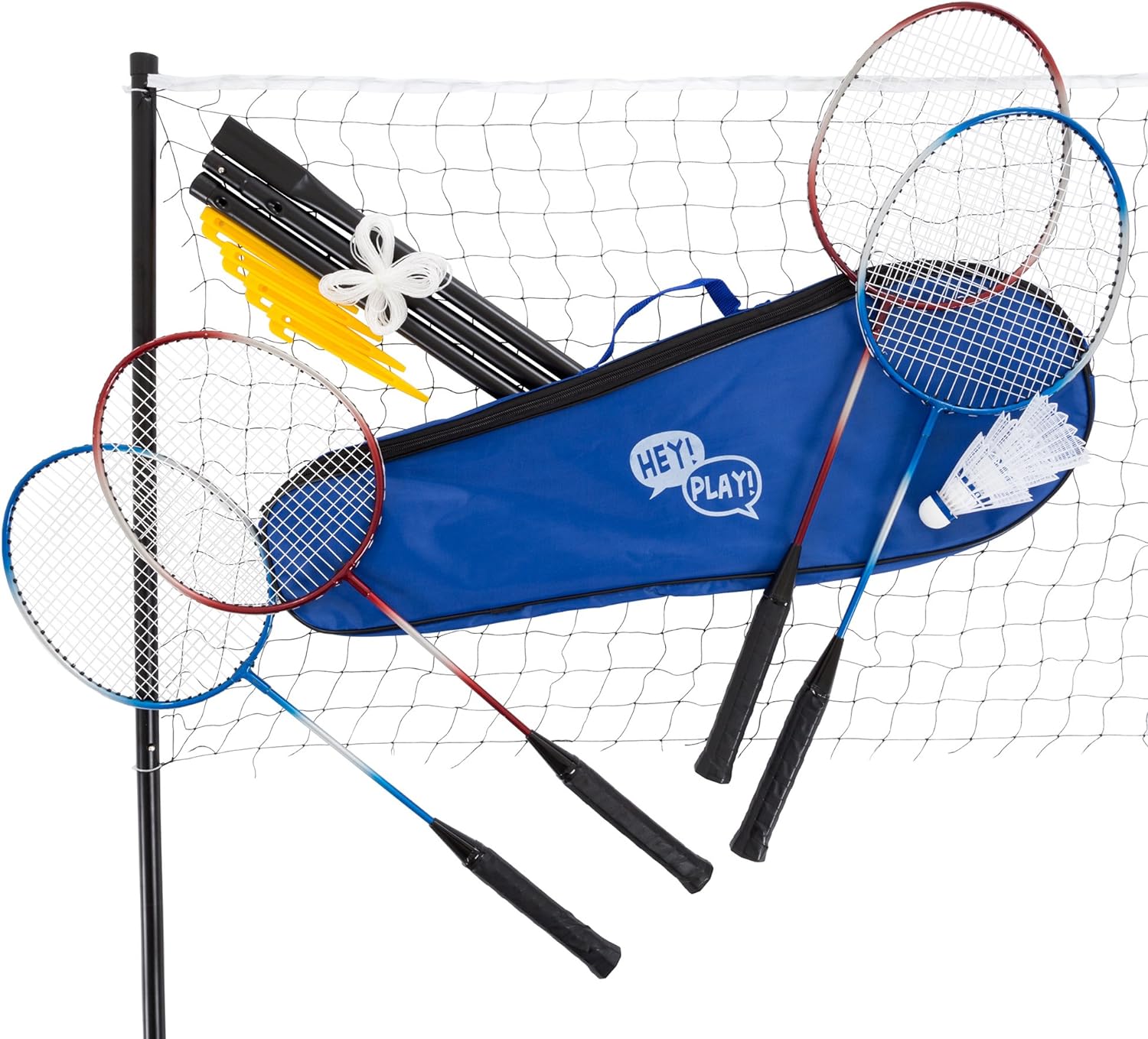 Regulation-Size Badminton Set for Fun Outdoor Play