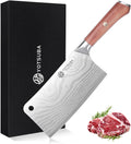 YOTSUBA Cleaver Knife 7 in Ultra Sharp High Carbon Steel - Versatile