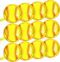 Softball Cosmetic Bag 12 Pack - Clear PVC Softball Pouch Set