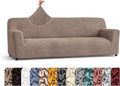 Marsala Sofa Slipcover Stretch Couch Cover - 1-Piece Form Fit