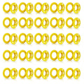 Polypropylene Stud Bushing 100 Pack - Protects Wire Insulation