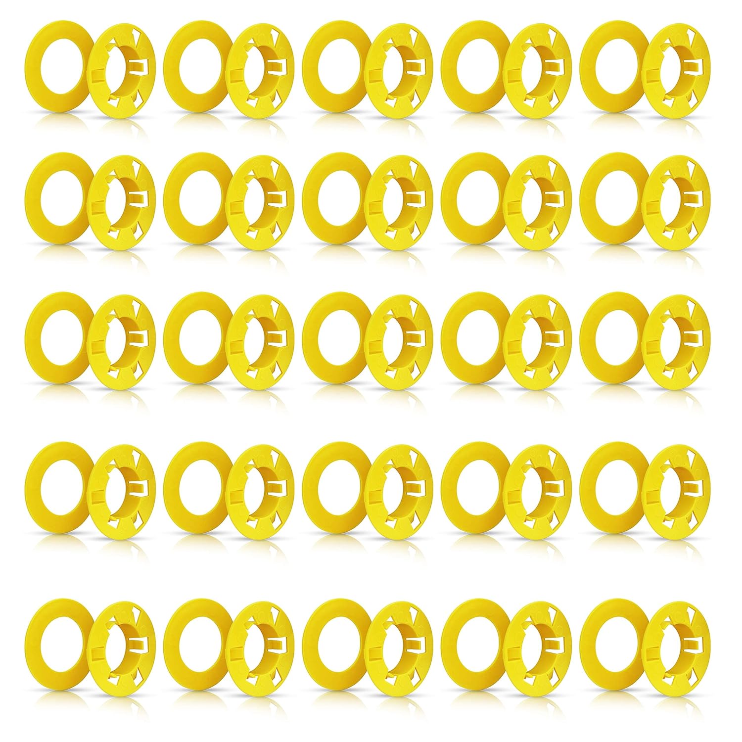 OHLECTRIC Polypropylene Bushing for Metal Studs - 100 Pack