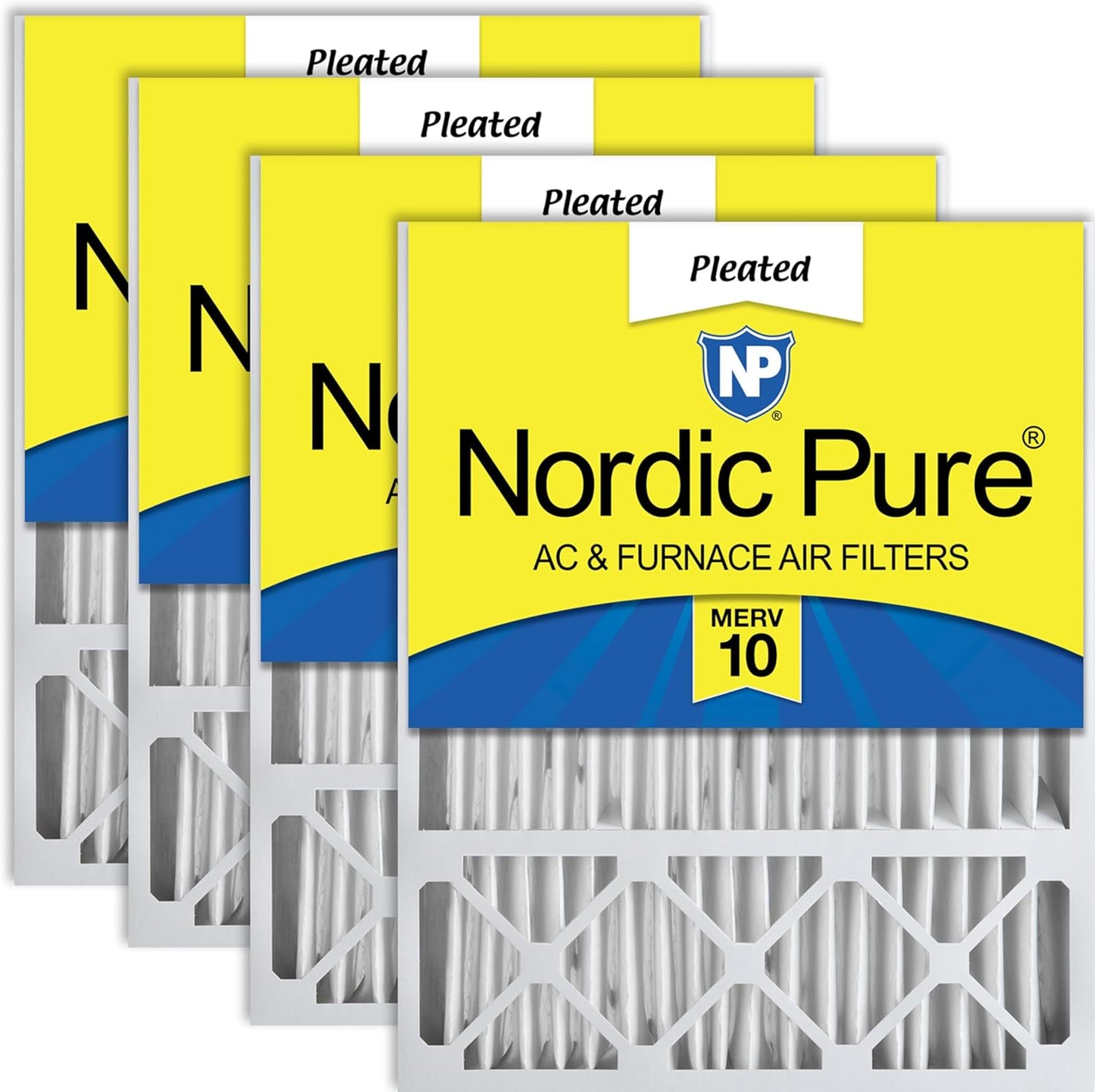 Nordic Pure 20x25x5 MERV 10 Air Filters for Honeywell