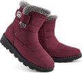 Womens Winter Snow Boots With Warm Fur Lining - Cozy, Waterproof Fit