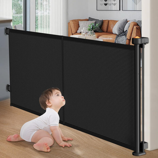 Upgrade Retractable Baby Gates for Indoor and Outdoor Use