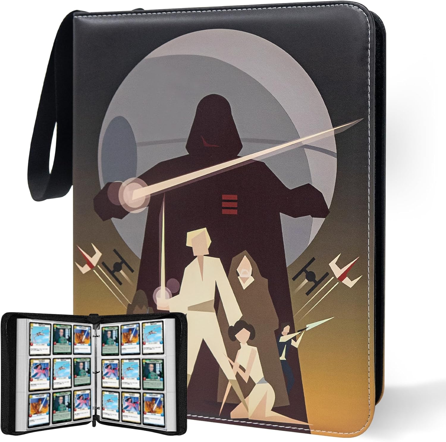 Star Wars Trading Card Binder with 1080 Cards Storage Capacity
