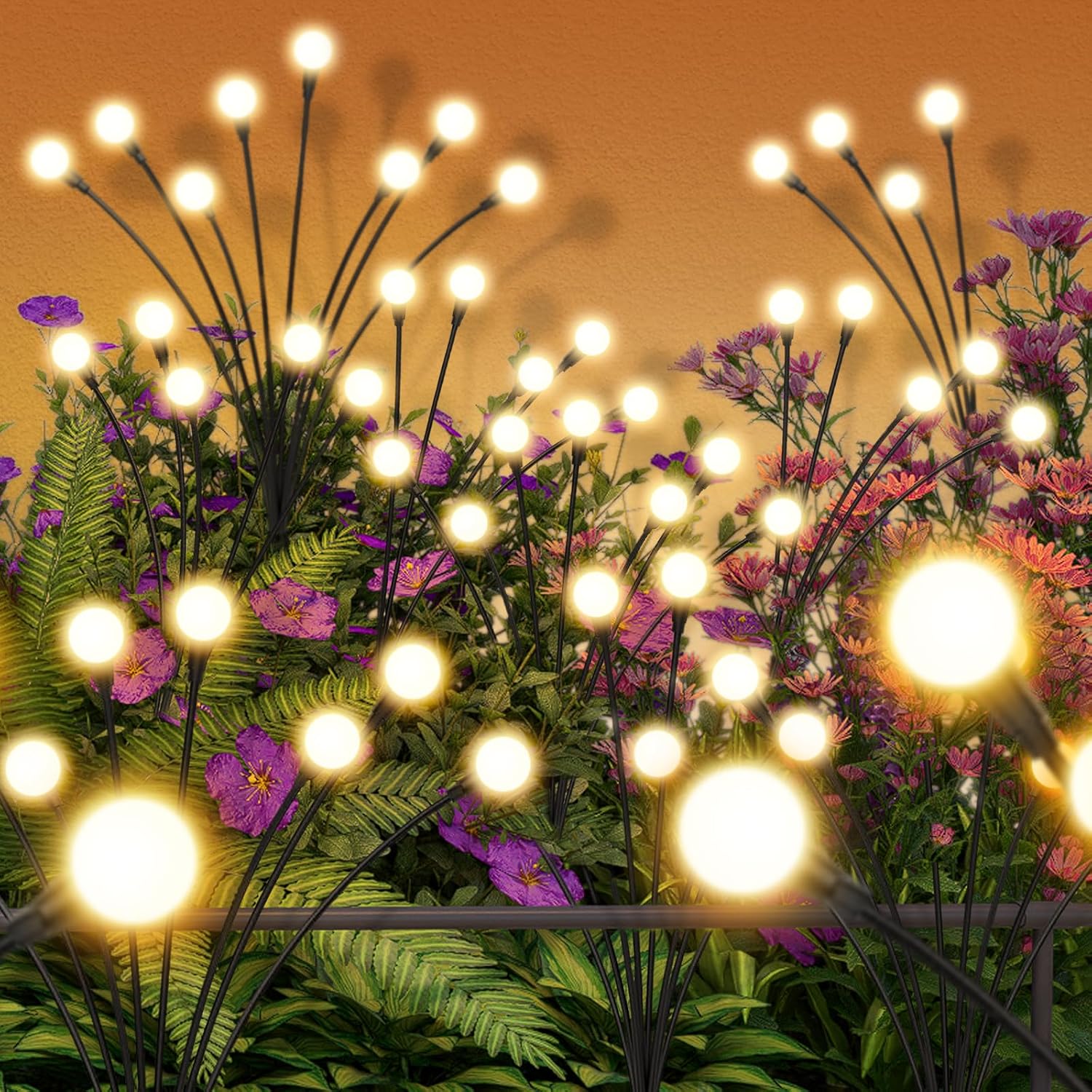 Solar Firefly Lights Outdoor for Garden Yard Patio Decor