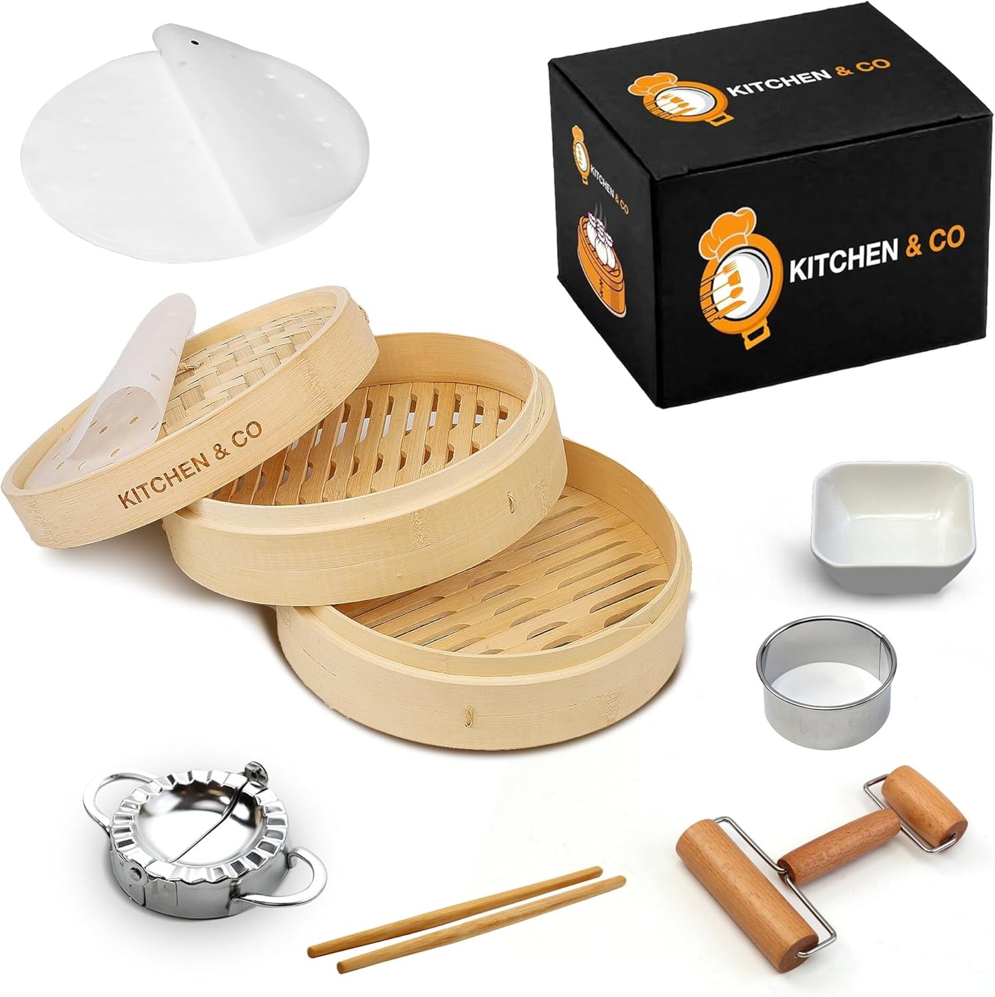 Bamboo Steamer Set - Authentically Crafted