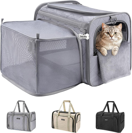 MIDOG Cat Carrier Soft for Small to Medium Cats, TSA Approved