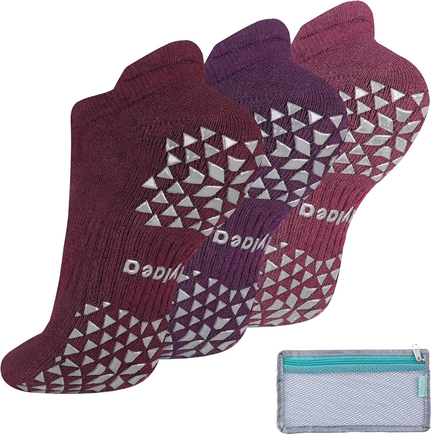 Hylaea Non Slip Grip Socks for Yoga & Pilates