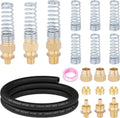 3/8 DOT Air Hose Male Connector Fittings Kit - Durable Brake Lines
