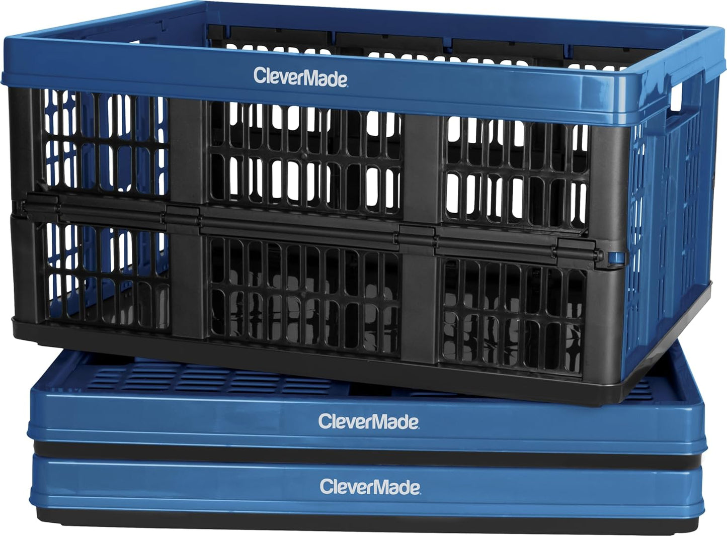 CleverMade Collapsible Utility Crates - Versatile Storage Solution